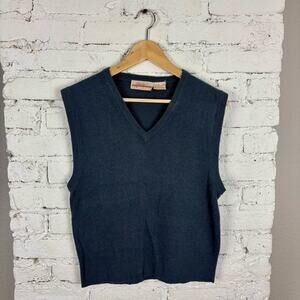 Vintage J. Jordan Grey Lambswool Sweater Vest